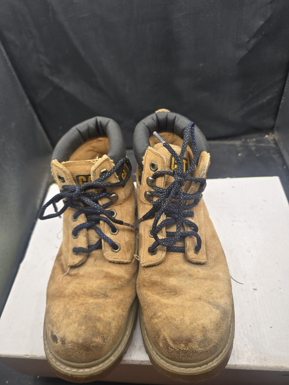 Caterpillar Tan Suede Work‎ Ankle Boots